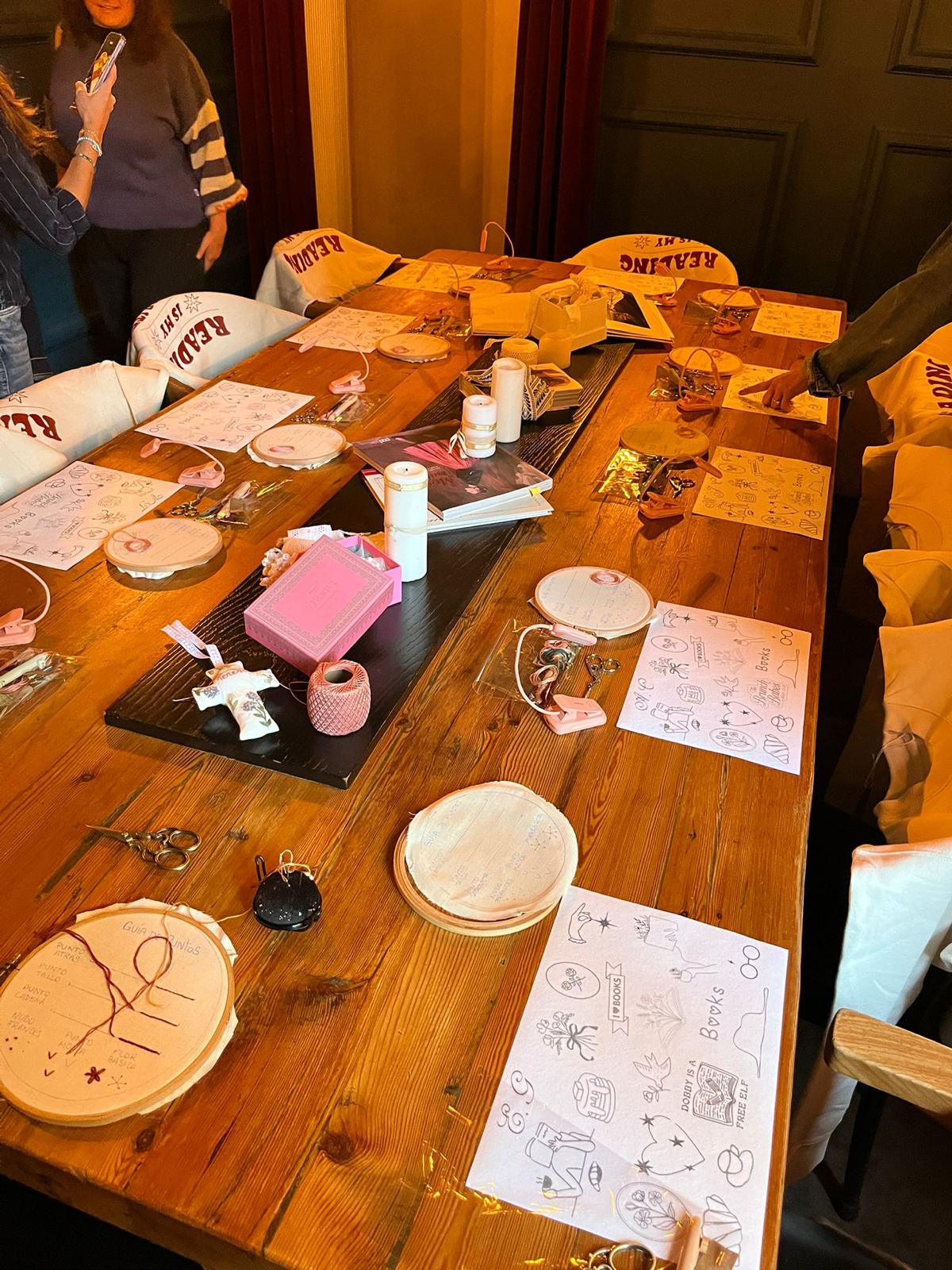 Taller de bordado de Blank
